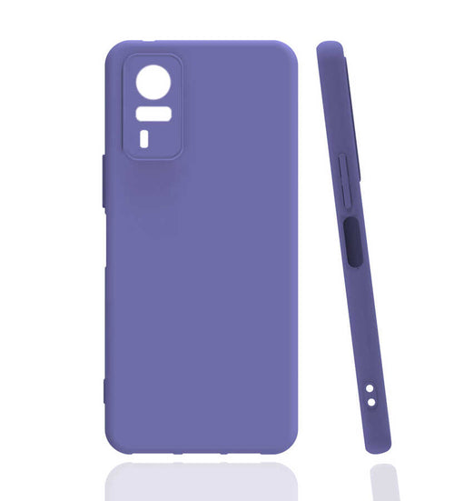 Vivo Y51 Kılıf Zore Biye Silikon - Lila