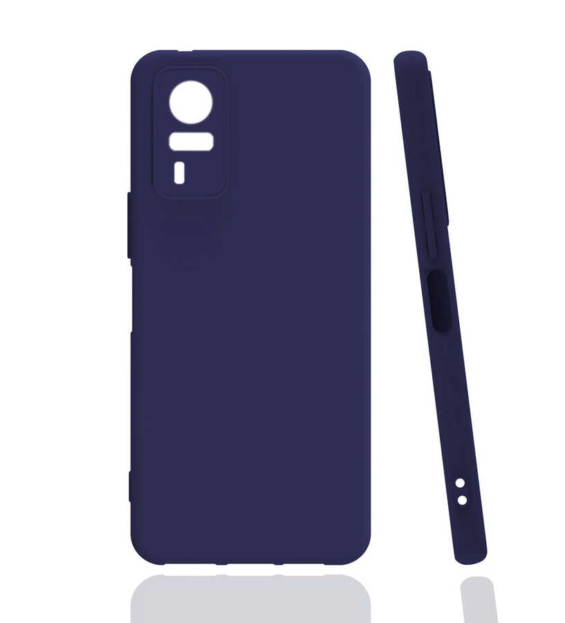Vivo Y51 Kılıf Zore Biye Silikon - Lacivert