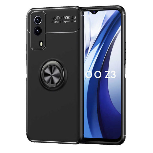 Vivo Y53S 4G Kılıf Zore Ravel Silikon Kılıf - Siyah
