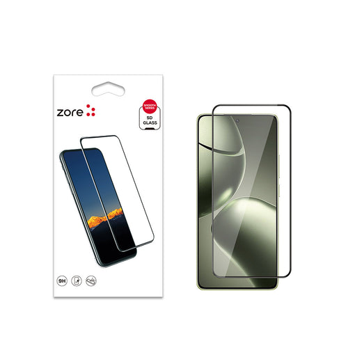 Xiaomi 14T Zore Kenarları Kırılmaya Dayanıklı Cam Ekran Koruyucu - Siyah