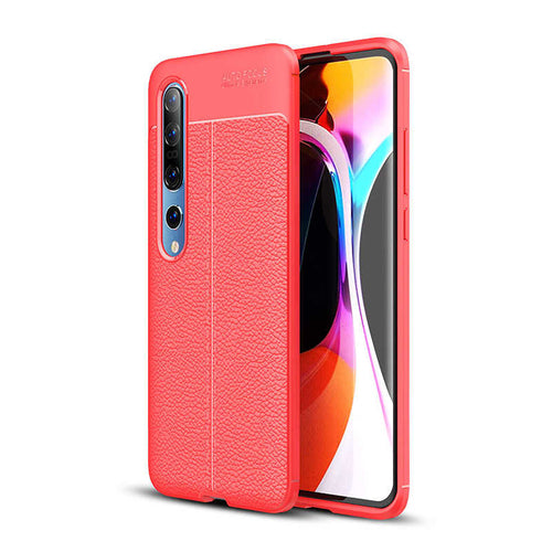Xiaomi Mi 10 Kılıf Zore Niss Silikon Kılıf - Kırmızı