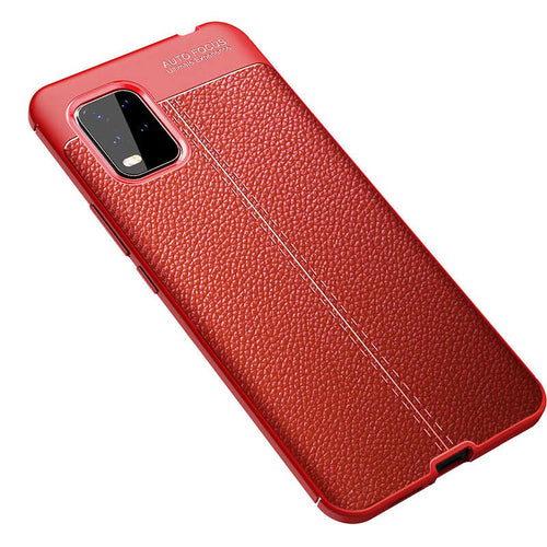 Xiaomi Mi 10 Lite Kılıf Zore Niss Silikon Kılıf - Kırmızı