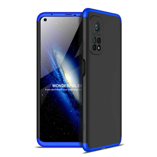 Xiaomi Mi 10T Pro 5G Kılıf Zore Ays Kılıf - Siyah-Mavi