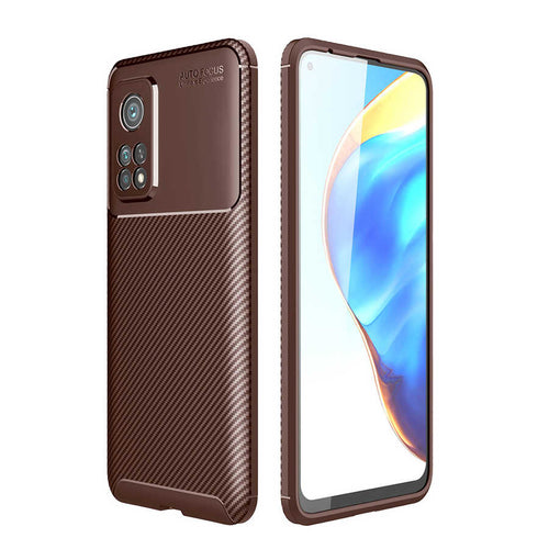 Xiaomi Mi 10T Pro 5G Kılıf Zore Negro Silikon Kılıf - Kahverengi