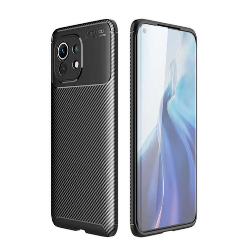 Xiaomi Mi 11 Kılıf Zore Negro Silikon Kılıf - Siyah
