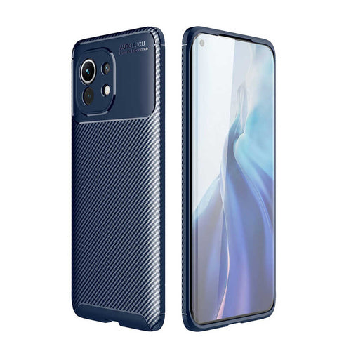 Xiaomi Mi 11 Kılıf Zore Negro Silikon Kılıf - Lacivert