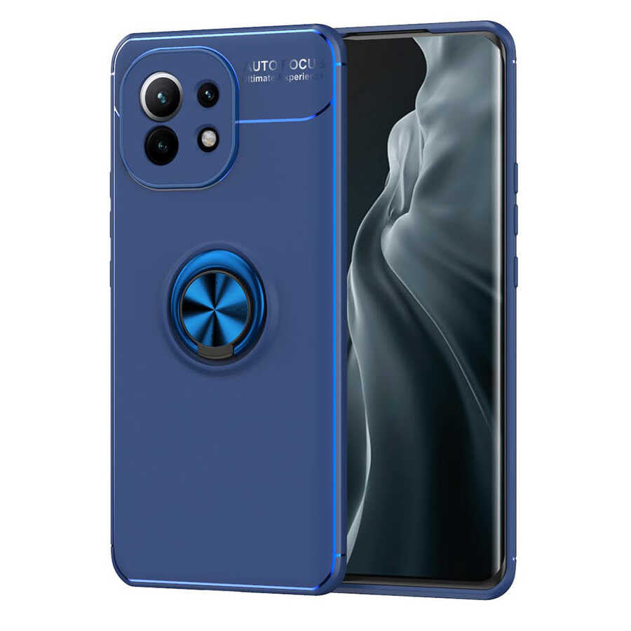 Xiaomi Mi 11 Kılıf Zore Ravel Silikon Kılıf - Mavi