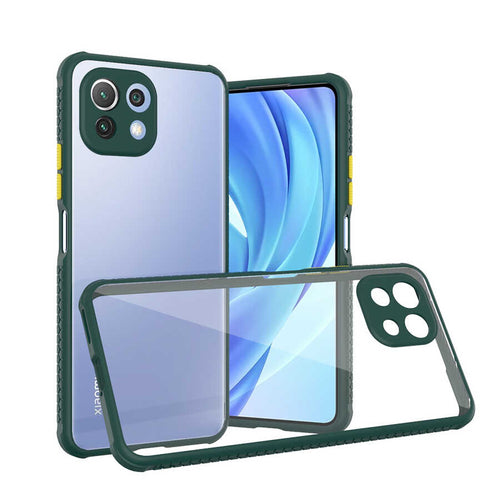 Xiaomi Mi 11 Lite Kılıf ​​Zore Kaff Kılıf - Koyu Yeşil