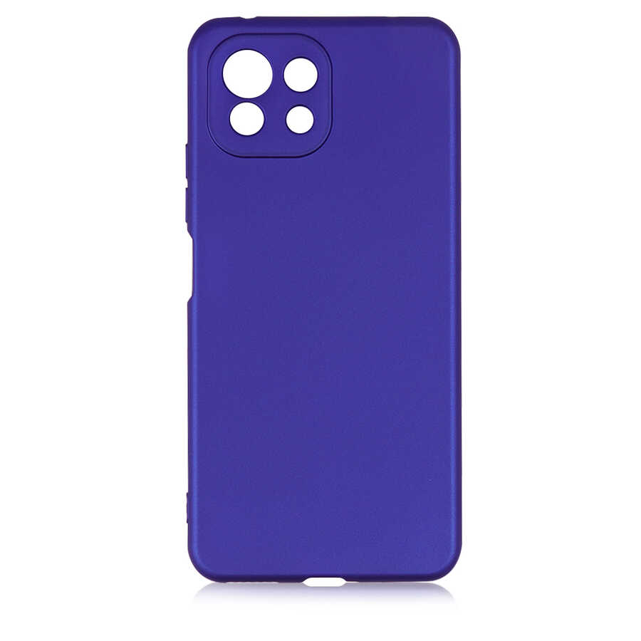 Xiaomi Mi 11 Lite Kılıf Zore Premier Silikon Kılıf - Saks Mavi