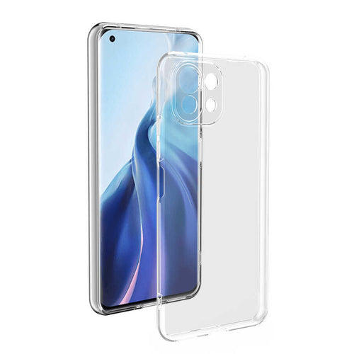 Xiaomi Mi 11 Lite Kılıf Zore Süper Silikon Kılıf - Renksiz