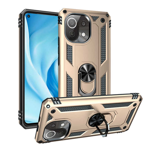 Xiaomi Mi 11 Lite Kılıf Zore Vega Kılıf - Gold