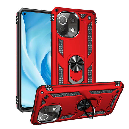 Xiaomi Mi 11 Lite Kılıf Zore Vega Kılıf - Kırmızı