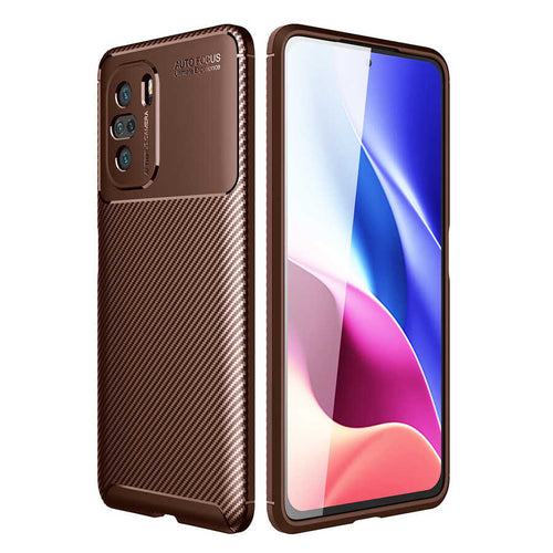 Xiaomi Mi 11İ Kılıf Zore Negro Silikon Kılıf - Kahverengi