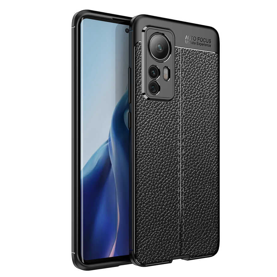 Xiaomi Mi 12 Kılıf Zore Niss Silikon Kılıf - Siyah