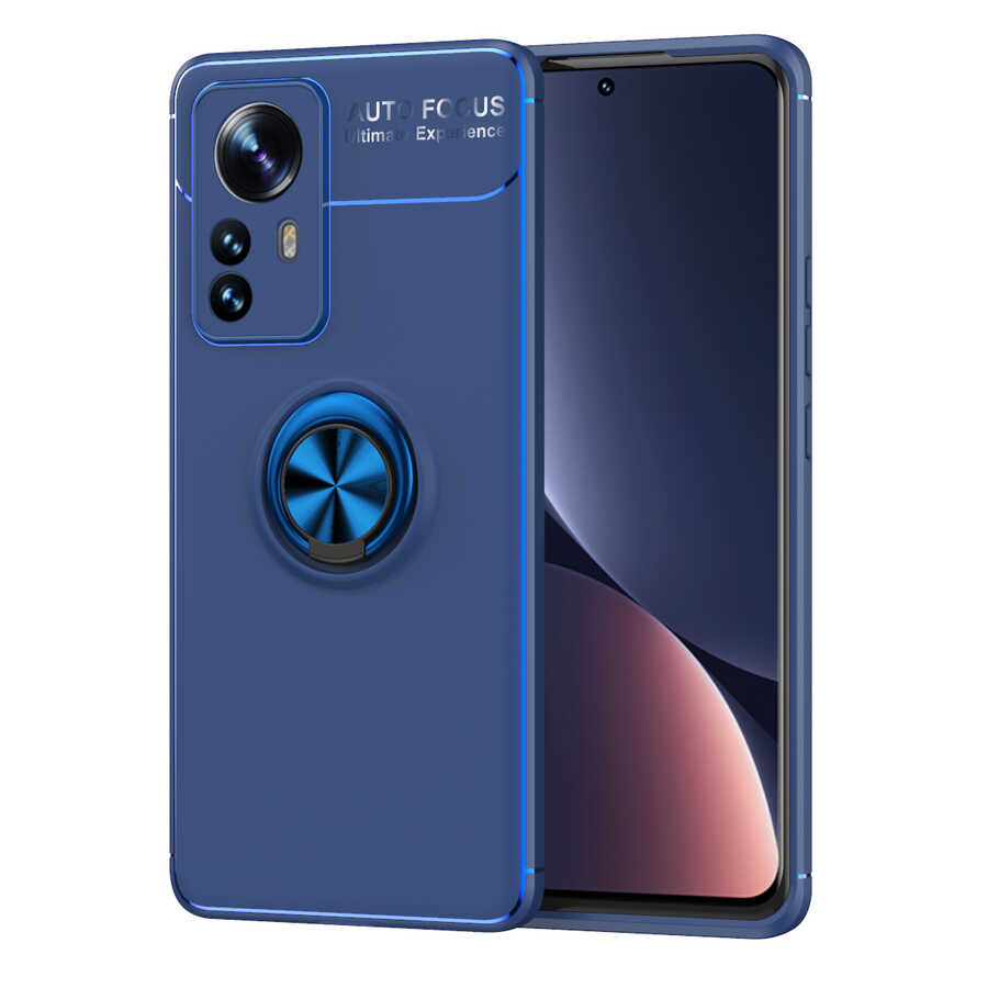 Xiaomi Mi 12 Kılıf Zore Ravel Silikon Kılıf - Mavi