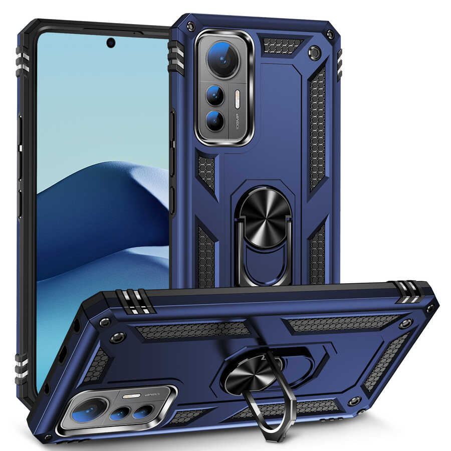 Xiaomi Mi 12 Lite Kılıf Zore Vega Kılıf - Mavi