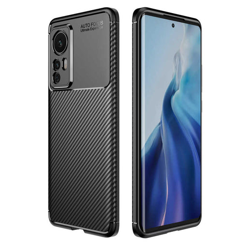 Xiaomi Mi 12 Pro Kılıf Zore Negro Silikon Kılıf - Siyah