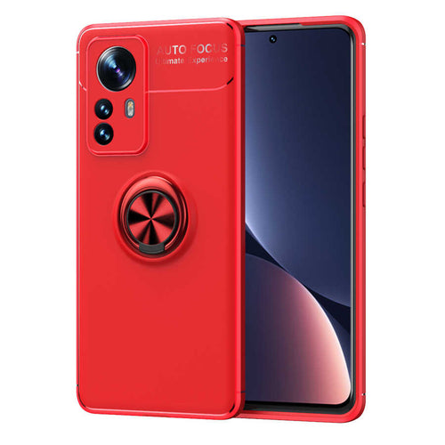 Xiaomi Mi 12 Pro Kılıf Zore Ravel Silikon Kılıf - Kırmızı