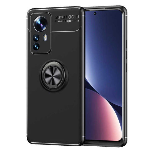 Xiaomi Mi 12 Pro Kılıf Zore Ravel Silikon Kılıf - Siyah