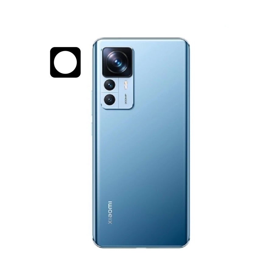 Xiaomi Mi 12T Pro Zore 3D Kamera Camı - Siyah