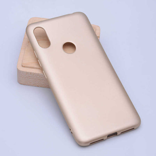 Xiaomi Mi 8 Kılıf Zore Premier Silikon Kılıf - Gold