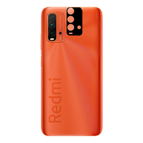 Xiaomi Redmi 9T Zore 3D Kamera Camı - Siyah