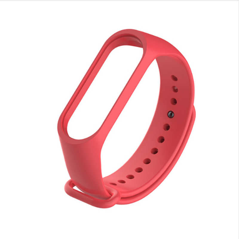 Xiaomi Mi Band 2 Silikon Kordon - Kırmızı