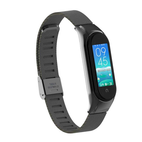 Xiaomi Mi Band 6 KRD-06 Metal Kordon - Siyah