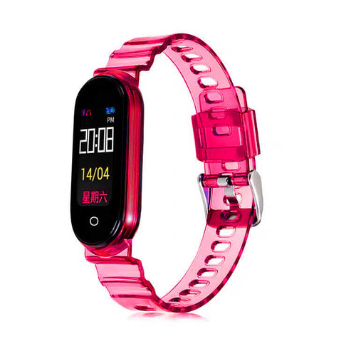 Xiaomi Mi Band 6 KRD-27 Silikon Kordon - Pembe