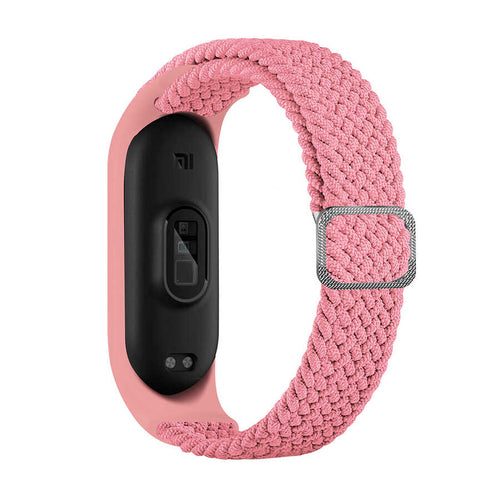 Xiaomi Mi Band 6 KRD-49 Örgü Kordon - Pembe
