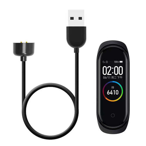 Xiaomi Mi Band 6 Zore Usb Şarj Kablosu - Siyah