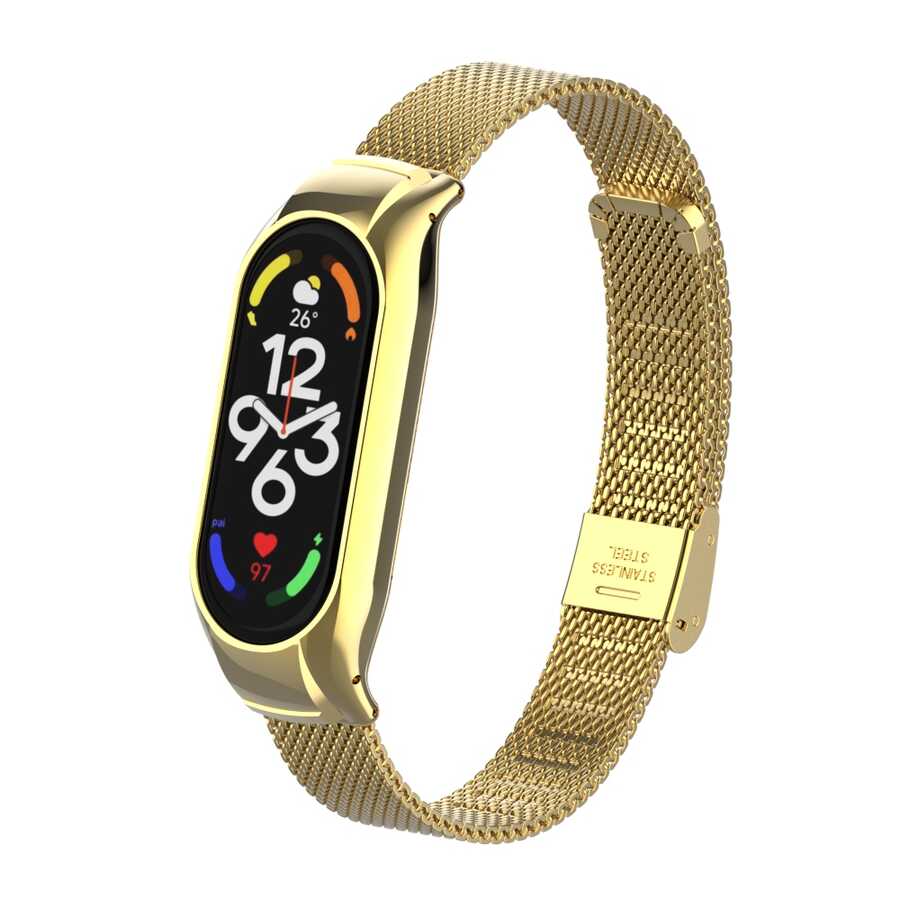 Xiaomi Mi Band 7 KRD-06 Metal Kordon - Gold