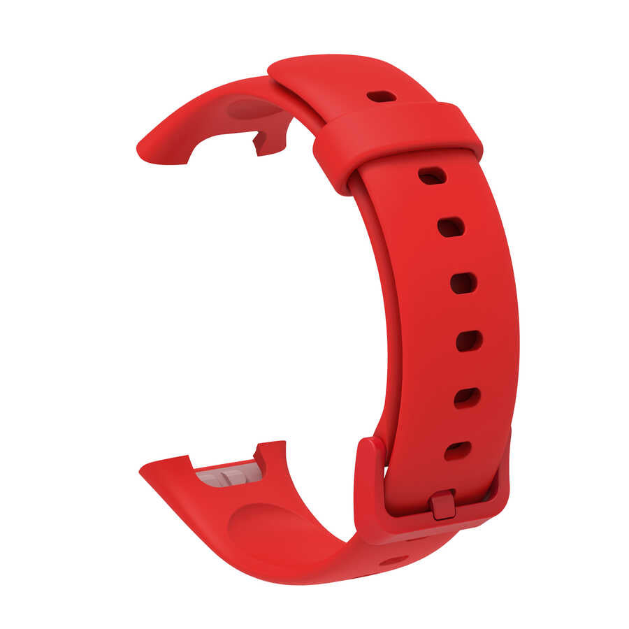 Xiaomi Mi Band 7 Pro KRD-70 Silikon Kordon - Kırmızı