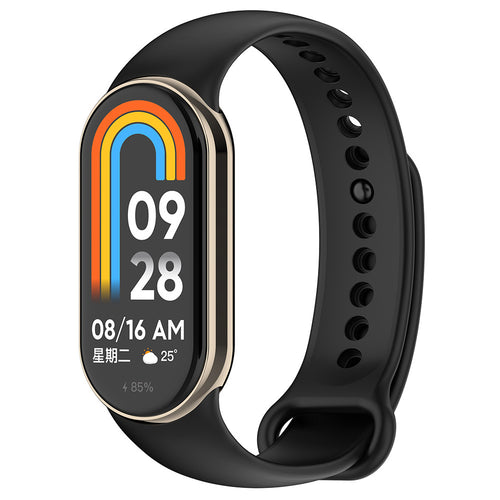 Xiaomi Mi Band 9 Serisi Klasik Kordon Silikon Strap Kayış - Siyah