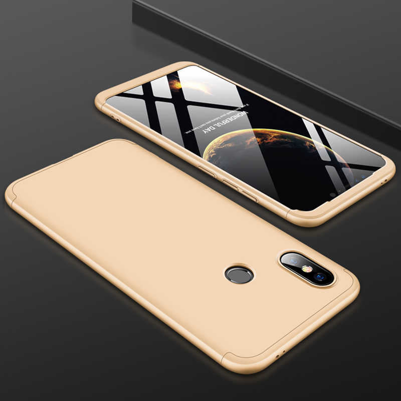 Xiaomi Mi Max 3 Kılıf Zore Ays Kılıf - Gold