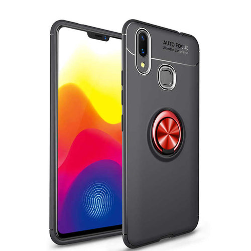 Xiaomi Mi Max 3 Kılıf Zore Ravel Silikon Kılıf - Siyah-Kırmızı