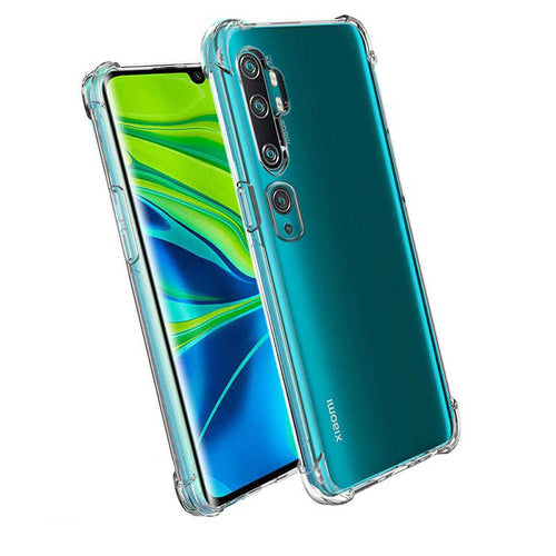 Xiaomi Mi Note 10 Kılıf Zore Nitro Anti Shock Silikon - Renksiz