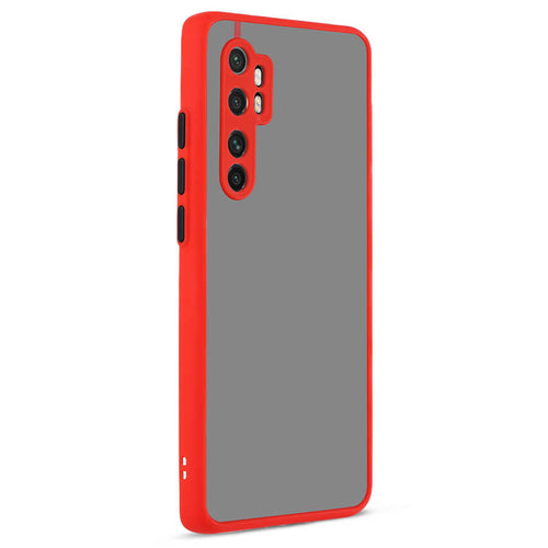Xiaomi Mi Note 10 Lite Kılıf Zore Hux Kılıf - Kırmızı