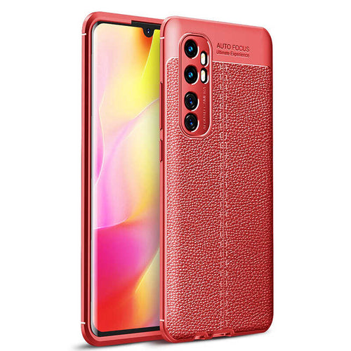 Xiaomi Mi Note 10 Lite Kılıf Zore Niss Silikon Kılıf - Kırmızı