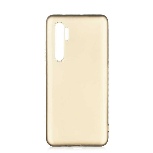 Xiaomi Mi Note 10 Lite Kılıf Zore Premier Silikon Kılıf - Gold