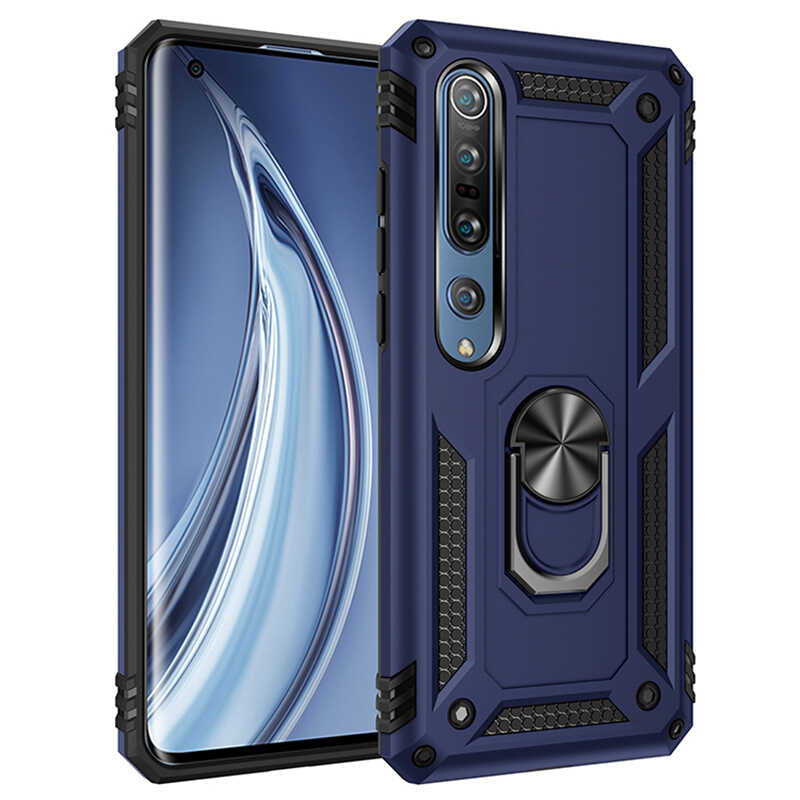 Xiaomi Mi Note 10 Lite Kılıf Zore Vega Kılıf - Mavi