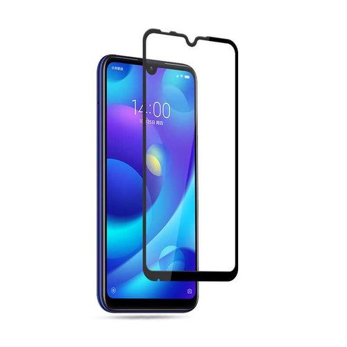 Xiaomi Mi Play Zore Kenarları Kırılmaya Dayanıklı Cam Ekran Koruyucu - Siyah
