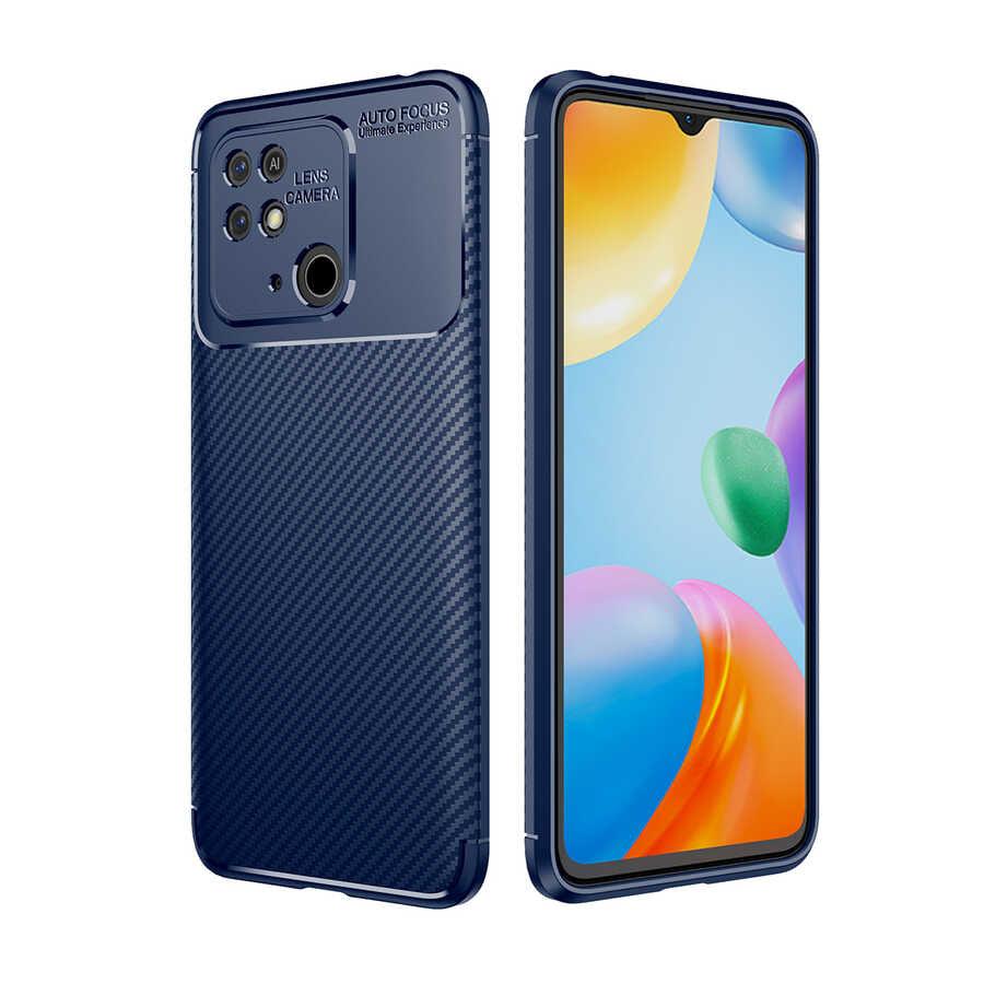 Xiaomi Poco C40 Kılıf Zore Negro Silikon Kılıf - Lacivert