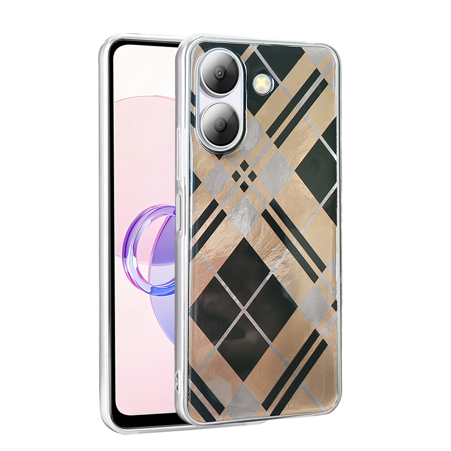 Xiaomi Poco C65 Kılıf Desenli Zore Mep Kılıf - Geometrik