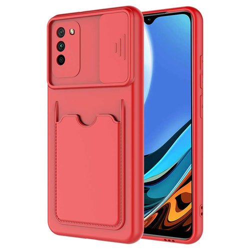Xiaomi Poco M3 Kılıf ​Zore Kartix Kılıf - Kırmızı