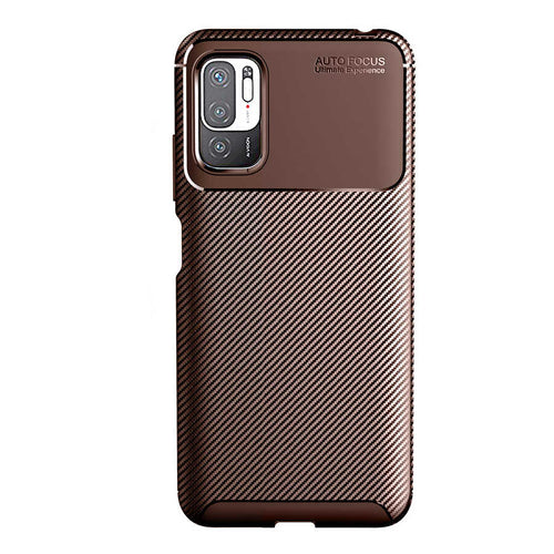Xiaomi Poco M3 Pro Kılıf Zore Negro Silikon Kılıf - Kahverengi