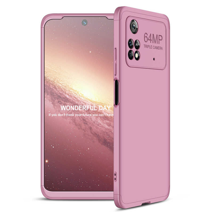 Xiaomi Poco M4 Pro 4G Kılıf Zore Ays Kılıf - Rose Gold