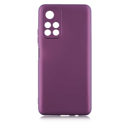 Xiaomi Poco M4 Pro 5G Kılıf Zore Premier Silikon Kılıf - Mürdüm