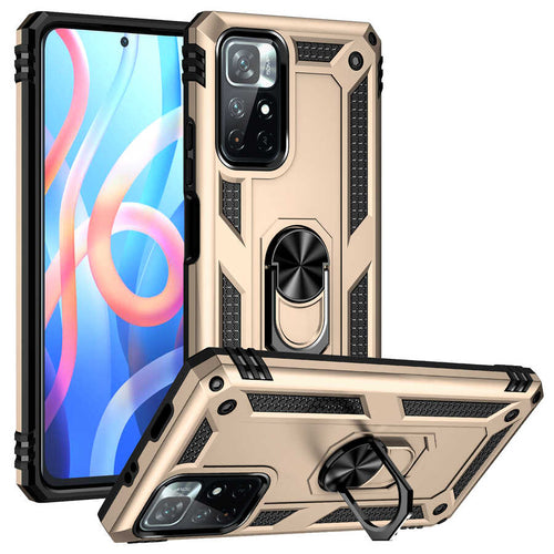 Xiaomi Poco M4 Pro 5G Kılıf Zore Vega Kılıf - Gold