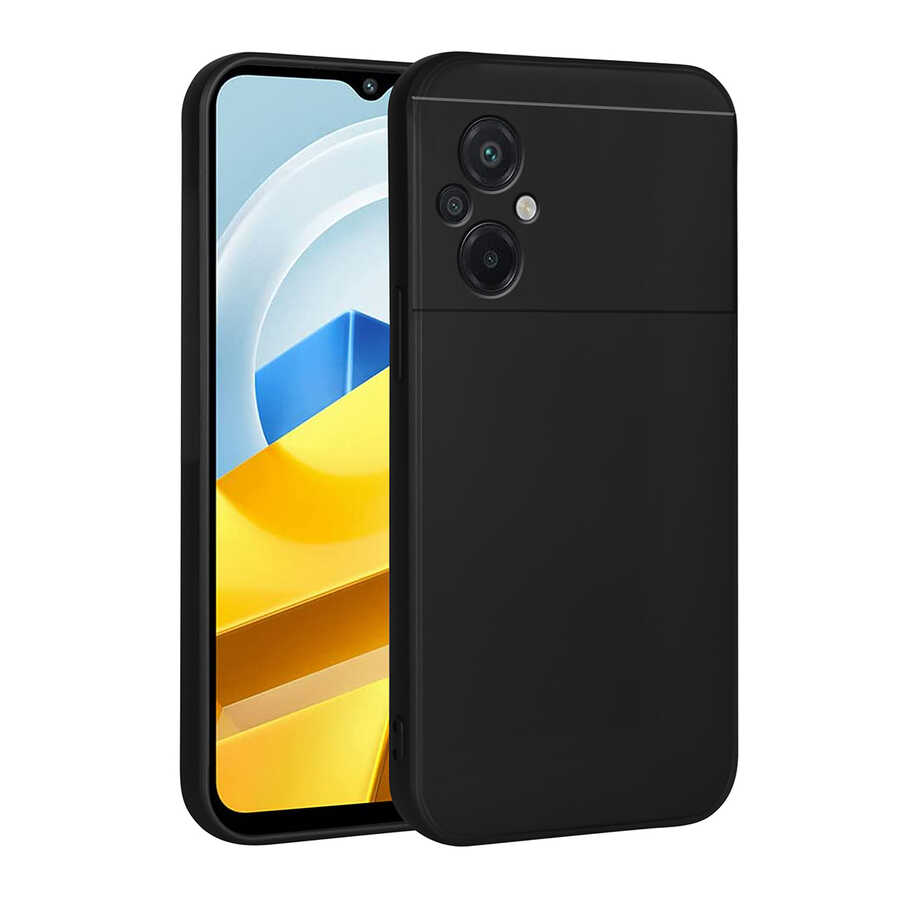 Xiaomi Poco M5 Kılıf Zore Premier Silikon Kılıf - Siyah